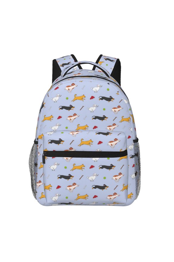 Dogs Are Running Print Solid Color Tie Formal Necktie for MenSuitable for business, daily life, work