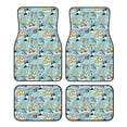 thumbnail image 1 of Naloa Dogs Car Foot Mat Set of 4 Pieces - Universal Floor Liner Neoprene Full Set Floor Mats for Cars Trucks SUV, 1 of 7