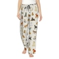thumbnail image 1 of Naloa Dogs Funny Pets Print Women’s Ultra-Soft Comfy Pajama Lounge Pants with Pockets & Drawstring, 1 of 8
