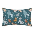 thumbnail image 1 of Naloa Dogs Pillowcase, Throw Pillowcase, Wrinkle-Free, Stain-Resistant with Hidden Zipper for Bedroom Sofa-16"x24", 1 of 6