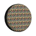 thumbnail image 1 of Naloa Doodle Food PVC Leather Spare Tire Wheel Cover for Car Truck SUV Camper Trailer Universal Fit many size16 inch, 1 of 6