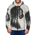 thumbnail image 1 of Naloa Double Exposure Cat Forest Men’s Hoodies, Zip up Hoodie, Sweatshirts,Hoodies for Men Sizes S-3XL-X-Large, 1 of 5