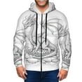 thumbnail image 1 of Naloa Dragon Nest Sketch Men’s Hoodies, Zip up Hoodie, Sweatshirts,Hoodies for Men Sizes S-3XL-Small, 1 of 5