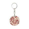 thumbnail image 1 of Naloa Dragons1 Print Round Keychain Keychain Key Ring, Key Tag, Key Chain Bulk for Gift Accessories (Round), 1 of 7