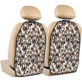 thumbnail image 1 of Naloa Dreamcatcher 2Pcs Anti-Kick Back Seat Cover Kick Mat, Car Seat Protector with 3 Storage Pockets, 1 of 8