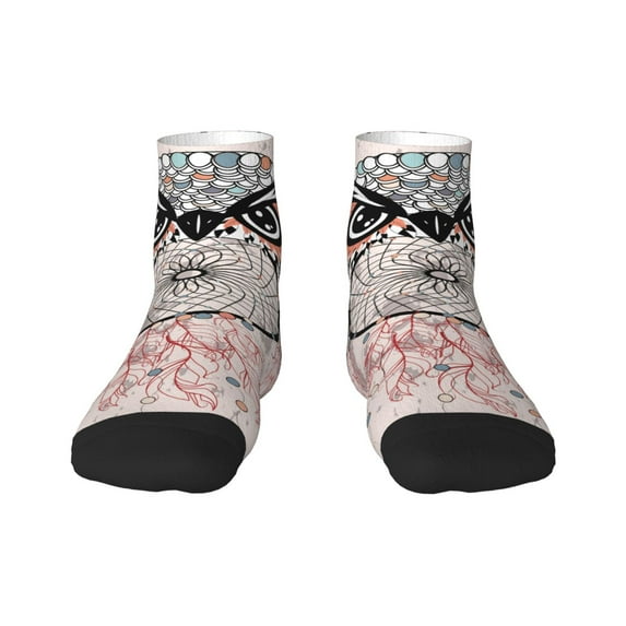 Naloa Dreamcatcher With Owl Ankle Socks for Women Non Slip Socks No Show Socks Classic Low Cut Casual Socks Casual Socks