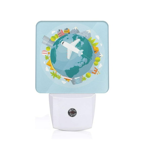 Naloa Dreaming Travel Night Lights Plug into Wall, Dusk to Dawn Sensor Warm White Led Night Light 0.5W, Nightlight suit for Adults, Bedroom, Bathroom, Hallway, Kitchen