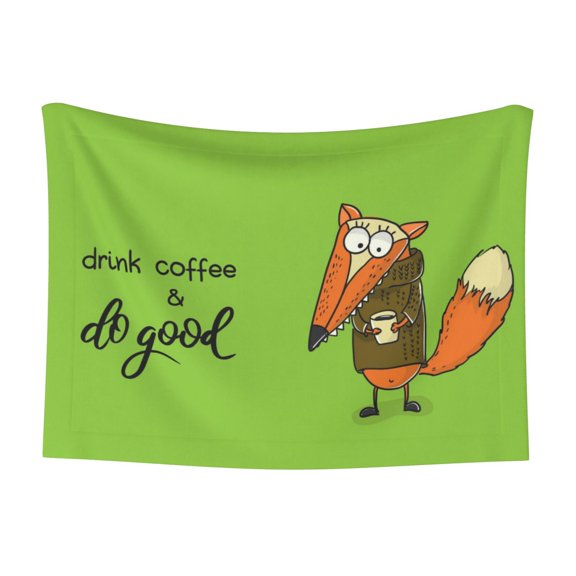 Naloa Drink Coffee And Do Good Dog Blanket, 3 Sizes Cat Blanket for Indoor Cats Large Medium Small Dog Gifts-