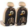 thumbnail image 1 of Naloa Duck Bones 2Pcs Anti-Kick Back Seat Cover Kick Mat, Car Seat Protector with 3 Storage Pockets, 1 of 8