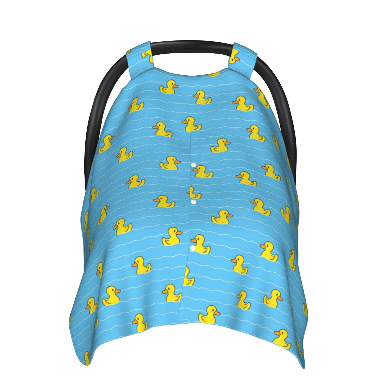 Naloa Duck Swimming Baby Car Seat Cover, Breathable Baby Carrier Cover, Multiuse Baby Carrier Cover & Nursing Breastfeeding Cover