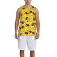thumbnail image 1 of Naloa Duck with Star Sunglasses Basketball Jersey Reversible Men's Mesh Athletic Sports Shirts Training Practice S-4XLXX-Large, 1 of 6