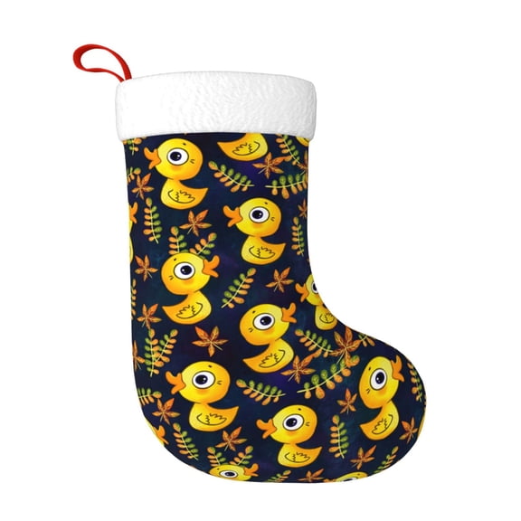Naloa Ducks Christmas Stockings Decorations, Xmas Ornaments, DIY Personalized Farmhouse Decor for Home Family Party Tree
