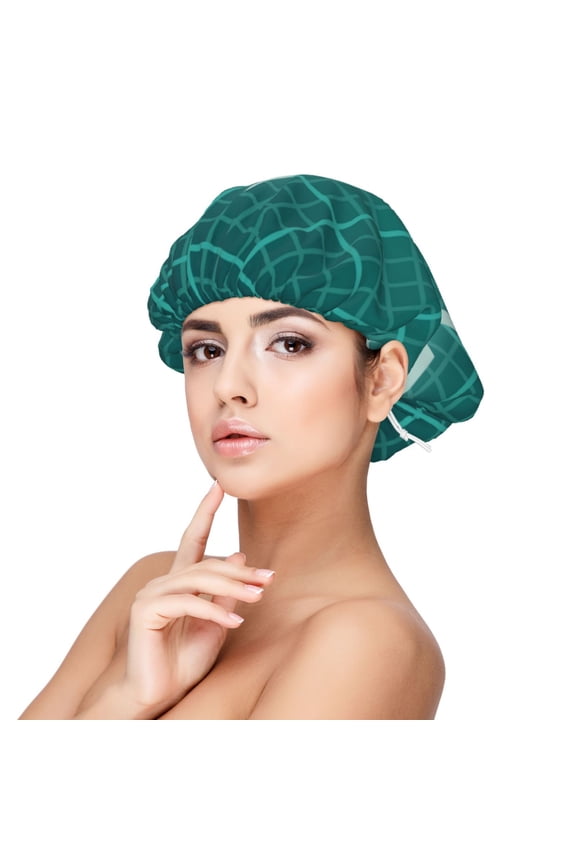 ECG Wave Adjustable Hair Bonnet for Sleeping, Hair Wrap Sleep Cap Turban for Women Men, Curly Straight Hair Long Large Braid Unisex