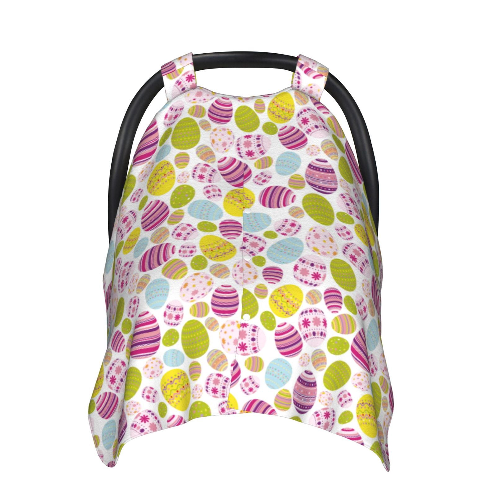 Naloa Easter Egg Baby Car Seat Cover, Breathable Baby Carrier Cover, Multiuse Baby Carrier Cover & Nursing Breastfeeding Cover