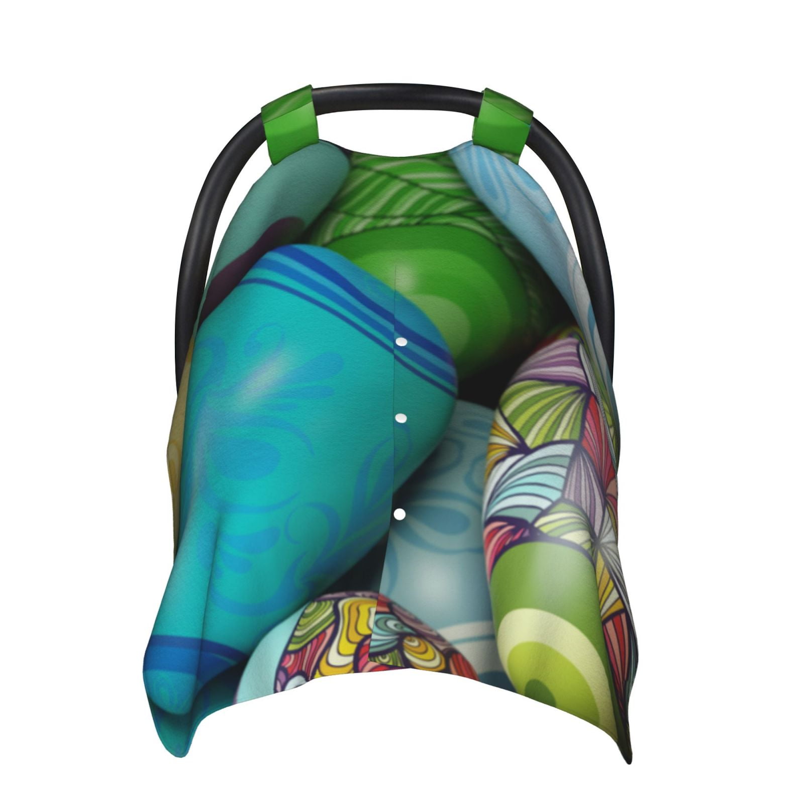 Naloa Easter Egg1 Baby Car Seat Cover, Breathable Baby Carrier Cover, Multiuse Baby Carrier Cover & Nursing Breastfeeding Cover