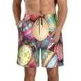 thumbnail image 1 of Naloa Easter Eggs Men's Beach Shorts, Surfing shorts, Swim trunks, Quick Dry Swim Trunks for Surfing Beach Fun - X-Large, 1 of 9
