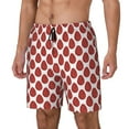 thumbnail image 1 of Naloa Easter eggs Print Men Swim Trunks with Compression Liner ,Board Shorts,Men's Swim Shorts with Drawstring and Elastic Waistband-Medium, 1 of 6