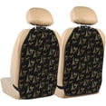 thumbnail image 1 of Naloa Eiffel Tower 2Pcs Anti-Kick Back Seat Cover Kick Mat, Car Seat Protector with 3 Storage Pockets, 1 of 8