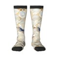 thumbnail image 1 of Naloa Elegant Butterflies And Pearls Knee Socks, High Socks Long Stretchy Sock Women Knee High Stocking, Long Socks for Women, 1 of 6
