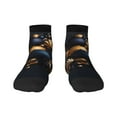 thumbnail image 1 of Naloa Elegant Golden Blue Ornaments Ankle Socks for Women Non Slip Socks No Show Socks Classic Low Cut Casual Socks Casual Socks, 1 of 7