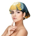 thumbnail image 1 of Naloa Elegant Sunset Sunflower Adjustable Hair Bonnet for Sleeping, Hair Wrap Sleep Cap Turban for Women Men, Curly Straight Hair Long Large Braid Unisex, 1 of 6