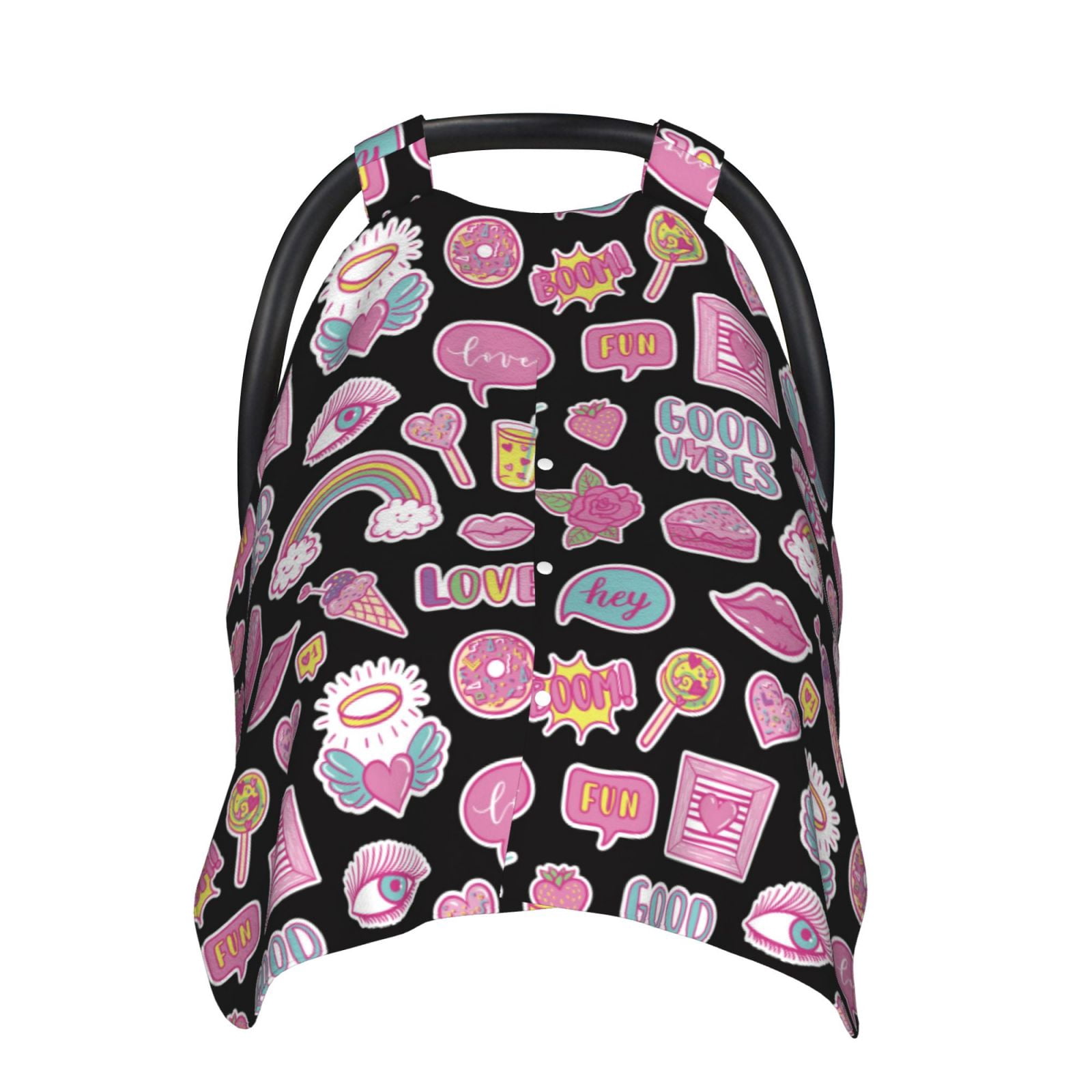 Naloa Elements Baby Car Seat Cover, Breathable Baby Carrier Cover, Multiuse Baby Carrier Cover & Nursing Breastfeeding Cover