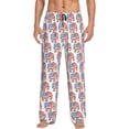 thumbnail image 1 of Naloa Elephant Pajama Pants Men, PJ Bottoms, Sleep & Lounge Pants-X-Large, 1 of 6