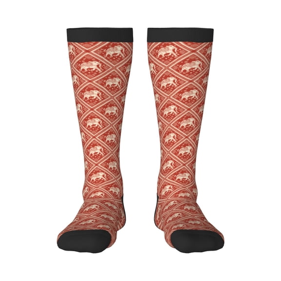 Naloa Elephant animal Knee Socks, High Socks Long Stretchy Sock Women Knee High Stocking, Long Socks for Women