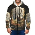 thumbnail image 1 of Naloa Enchanted Deer In Cave Men’s Hoodies, Zip up Hoodie, Sweatshirts,Hoodies for Men Sizes S-3XL-Medium, 1 of 5