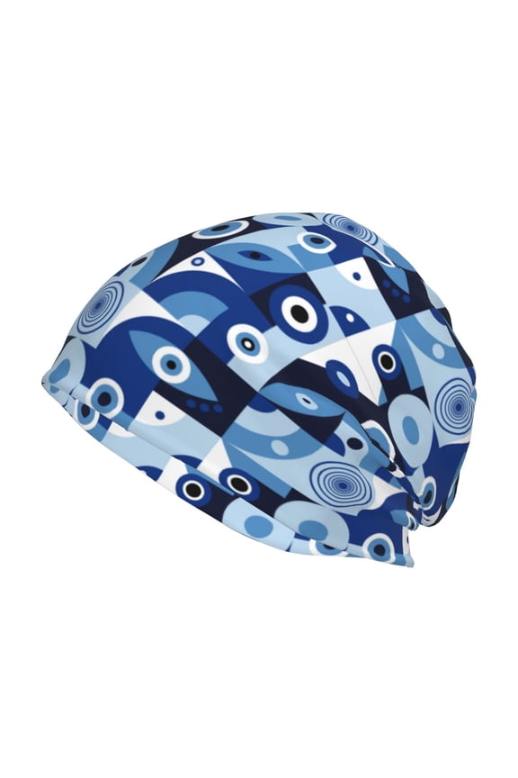 Evil Eye Beanie for Men Women Knitted Unisex Winter Hat Beanies Cap Knit Cuffed Beanies Hats