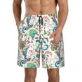 thumbnail image 1 of Naloa Fairy Flower Men's Beach Shorts, Surfing shorts, Swim trunks, Quick Dry Swim Trunks for Surfing Beach Fun - 3X-Large, 1 of 9