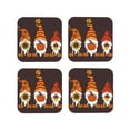 thumbnail image 1 of Naloa Fall Gnomes Coasters for Set of 4 - PU Leather Coasters, Coasters for Table Cup Tea Coffee Beer, Decorative for Kitchen Homedecor (Round), 1 of 6