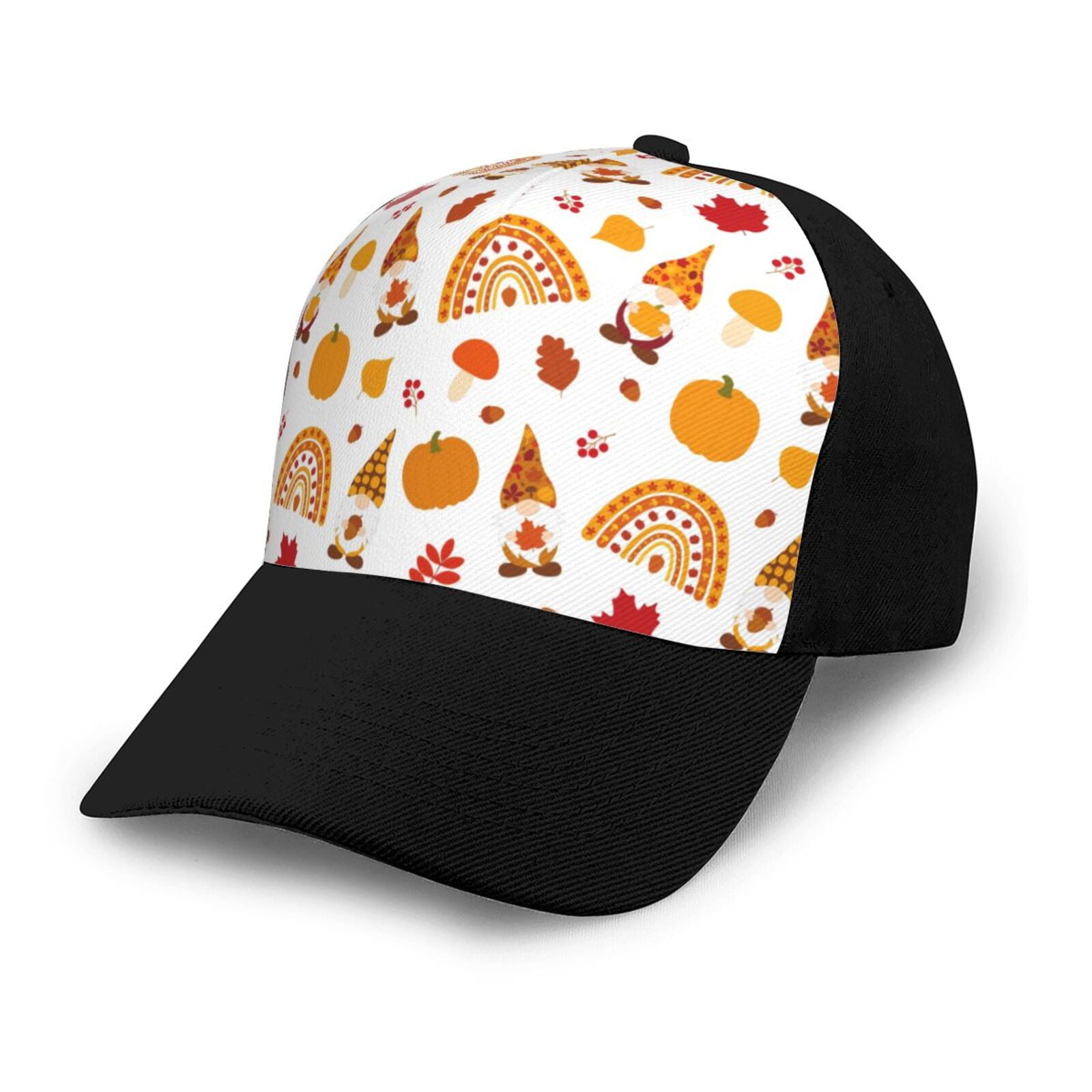 Naloa Fall Gnomes Harvest Adult adjustable Print Baseball Hat