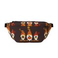 thumbnail image 1 of Naloa Fall Gnomes Print Running Belts for Men Women,Running Fanny Pack with 2-Zipper Pockets,Waterproof Waist Pack for Travel Hiking Running Outdoor Sports, 1 of 8