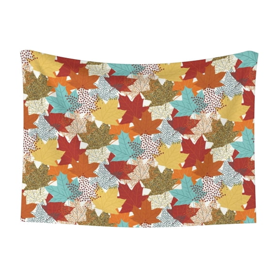 Naloa Fall Maple Leaves Dog Blanket, 3 Sizes Cat Blanket for Indoor Cats Large Medium Small Dog Gifts-Medium