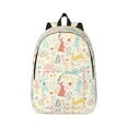 thumbnail image 1 of Naloa Fall Rabbit Canvas Backpack for Men Women Rucksack Casual Travel Daypack College Tote Satchel Bookbag for Teens-Medium, 1 of 7