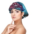 thumbnail image 1 of Naloa Fantasy Mushrooms Adjustable Hair Bonnet for Sleeping, Hair Wrap Sleep Cap Turban for Women Men, Curly Straight Hair Long Large Braid Unisex, 1 of 6