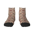 thumbnail image 1 of Naloa Fashion Tatreez (3) Ankle Socks for Women Non Slip Socks No Show Socks Classic Low Cut Casual Socks Casual Socks, 1 of 7
