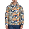 thumbnail image 1 of Naloa Fashionable Paisley Men's Casual Hooded Collar Drawstring Hoodies Pullover Sweatshirts Casual Long Sleeve Shirts-3X-Large, 1 of 7