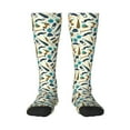 thumbnail image 1 of Naloa Fathers day Thigh High Socks Extra Long Stretchy Sock Women Over Knee High Opaque Stocking Daily Wear, 1 of 6