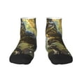 thumbnail image 1 of Naloa Ferocious Dinosaur Ankle Socks for Women Non Slip Socks No Show Socks Classic Low Cut Casual Socks Casual Socks, 1 of 7