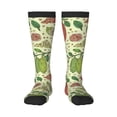 thumbnail image 1 of Naloa Finger Lime Fruits Thigh High Socks Extra Long Stretchy Sock Women Over Knee High Opaque Stocking Daily Wear, 1 of 6