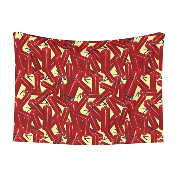 Naloa Fire Extinguisher Dog Blanket, 3 Sizes Cat Blanket for Indoor Cats Large Medium Small Dog Gifts-Large