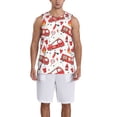 thumbnail image 1 of Naloa Fire Truck Basketball Jersey Reversible Men's Mesh Athletic Sports Shirts Training Practice S-4XL3X-Large, 1 of 6