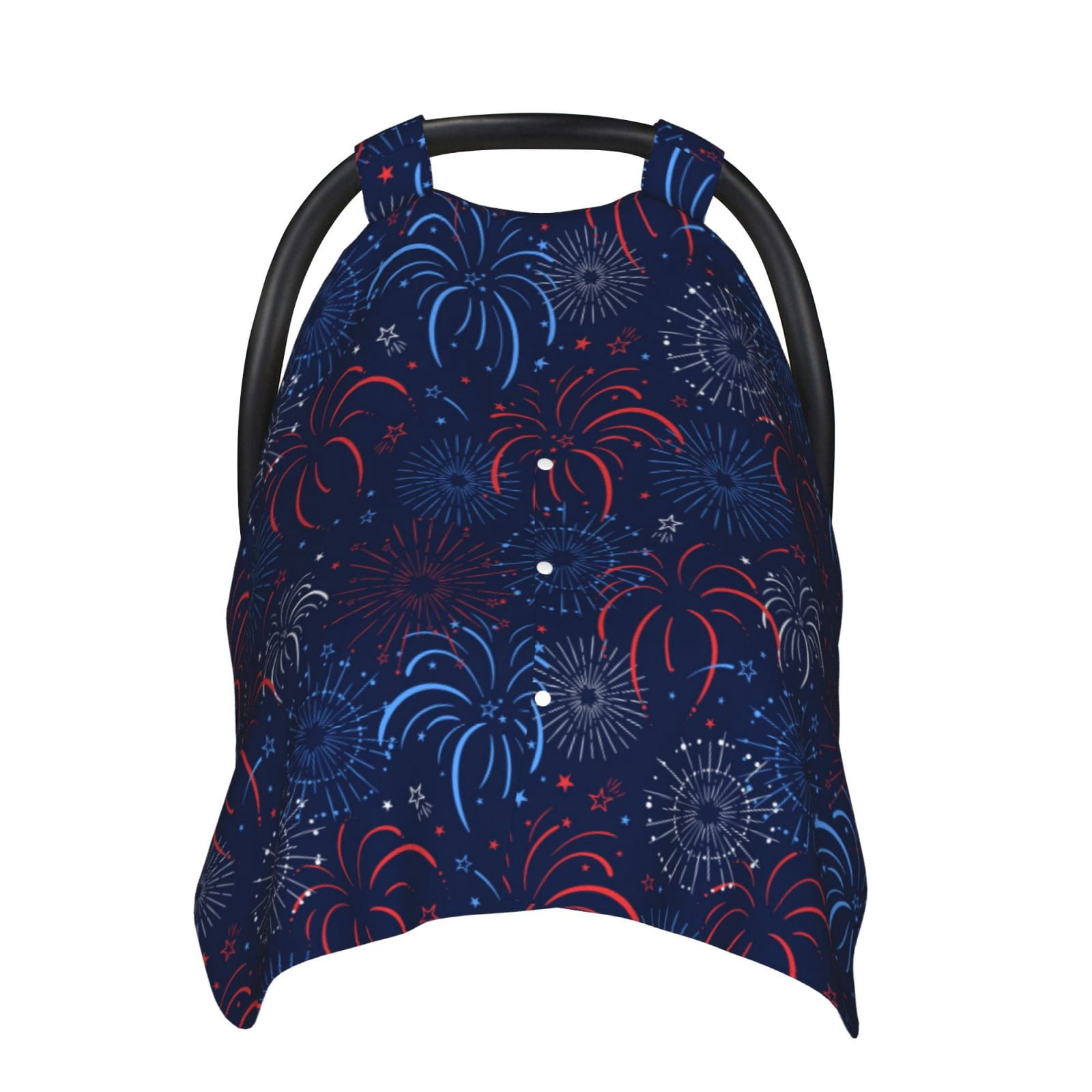 Naloa Firework Baby Car Seat Cover, Breathable Baby Carrier Cover, Multiuse Baby Carrier Cover & Nursing Breastfeeding Cover