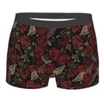 thumbnail image 1 of Naloa Fishbone Rose Print Mens Underwear - Boxers for Men, Classic Briefs for Men, 1 of 9