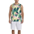 thumbnail image 1 of Naloa Flamingo Basketball Jersey Reversible Men's Mesh Athletic Sports Shirts Training Practice S-4XL3X-Large, 1 of 6