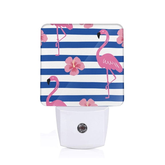 Naloa Flamingo Night Lights Plug into Wall, Dusk to Dawn Sensor Warm White Led Night Light 0.5W, Nightlight suit for Adults, Bedroom, Bathroom, Hallway, Kitchen