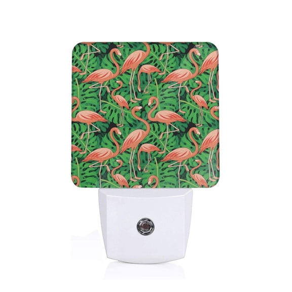 Naloa Flamingo Night Lights Plug into Wall, Dusk to Dawn Sensor Warm White Led Night Light 0.5W, Nightlight suit for Adults, Bedroom, Bathroom, Hallway, Kitchen