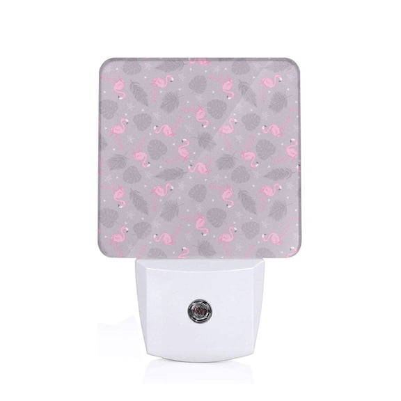 Naloa Flamingo Night Lights Plug into Wall, Dusk to Dawn Sensor Warm White Led Night Light 0.5W, Nightlight suit for Adults, Bedroom, Bathroom, Hallway, Kitchen
